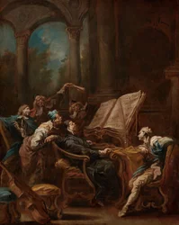 Korsangerne, ca. 1740–1745 (olje på lerret)