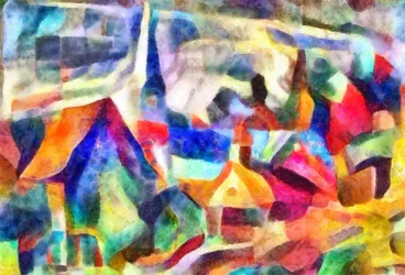 katedralen i det fjerne, 2017, (blandet media)