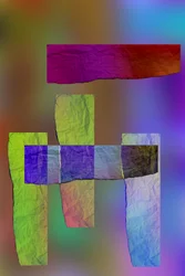 etude ,2019, (blandet media)