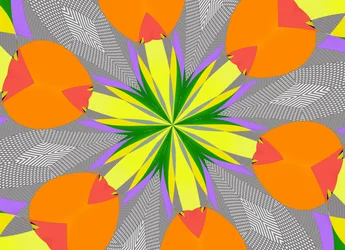 blomster #108,2019,(blandet media)