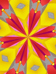 blomster #109,2019,(blandet media)