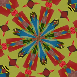 ornament #80,2019,(blandet media)