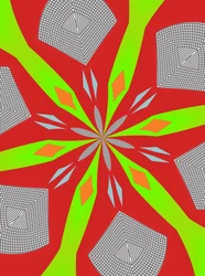 ornamenter #110,(blandet media)