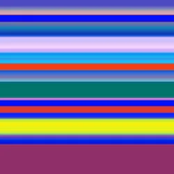 stripes-strings multicolor, 2019, (blandet media)