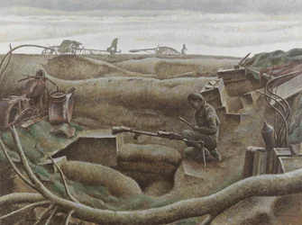 Nijmegen Salient, desember 1944 (olje på lerret)
