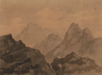 Mountain Tops (A Mountain Study)