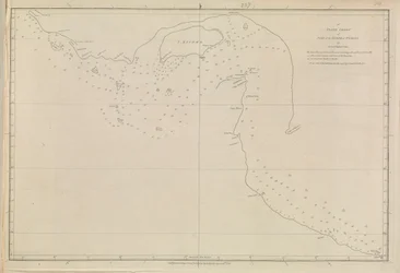 Planer over havner, Dalrymple, Alexander utgitt i 1791. Et plankart over Persiabukta, av løytnant John Cant 1773