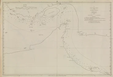 Havneplaner, Dalrymple, Alexander publisert i 1791 ID-nummer 41167-2001 Et plankart av en del av Persiabukta, delvis korrigert av løytnant Edward Harvey 1778