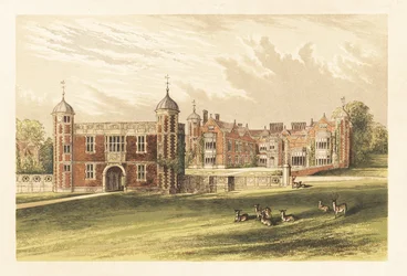 Charlecote, Warwick, England. ,1880 (gravering)