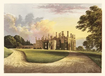 Eggesford House, Devon, England. ,1880 (gravering)