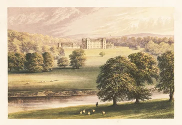 Floors Castle, Roxburghshire, Skottland.