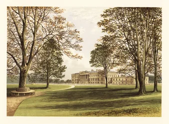 Hamilton Palace, Lanarkshire, Skottland. ,1880 (gravering)