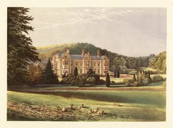 Mamhead, Devon, England. ,1880 (gravering)