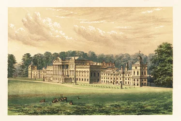 Wentworth Woodhouse, Yorkshire, England., 1880 (gravering)