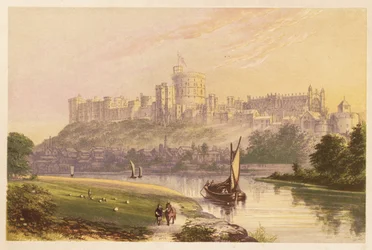 Windsor Castle, Berkshire, England. 1880 (gravering)