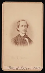 Portrett av William Quereau Force 1820-1880, juni 1863.
