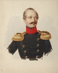 Portrett av Nikolay Fyodorovich Plautin 1794-1866, 1839-1843