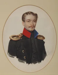 Portrett av Platon Ivanovich Panshin 1817-1863, 1841