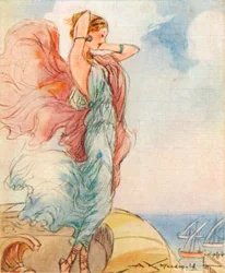 Helena av Troja, datter av Zevs og Leda, 1937