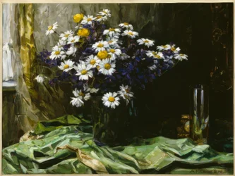 A. Koester, Stilleben med blomster