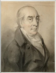 Portrett av grev Grigory Alexeyevich Shcherbatov (1735-1810) - Molinari, Alexander (1772-1831) - Sanguine, svart og hvitt kritt på papir - 29,8x23 - Statens kunstmuseum i Tatarstan, Kazan