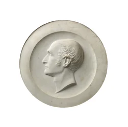 Profilportrett av Revd Dr Henry Wellesley, 1856 (carrara marmor)