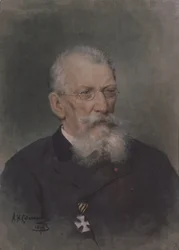 Portrett av kunstneren Pyotr P. Sokolov 1821-1899