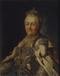 Portrett av keiserinne Katarina II 1729-1796