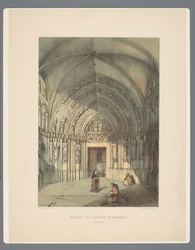 Bergportaal van Sint-Servaasbasiliek te Maastricht Veranda til kirken St Servais, i Maestricht (tittel på objekt) Gamle monumenter for arkitektur fra det ellevte århundre til det trettende århundre i Limburg (serietittel)