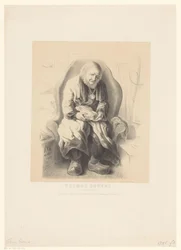 Portrett av Thomas Peters Thomas Peters. Gammel 112 år (tittel på objekt)