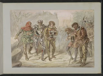 Retur av en såret soldat