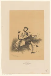 Selvportrett av Cornelis Troost Trøstende observasjon (tittel på objekt)