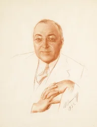 Portrett av Boris Alexandrovich Bakhmeteff 1880-1951, 1935