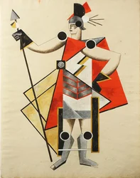 Kostymedesign for stykket The Invisible Lady, 1924