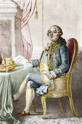 Portrett av Louis XVI (1754-1793), konge av Frankrike.