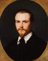 Et selvportrett, bystelengde, 1847