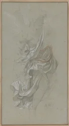 Draperistudie for An Angel Attenting God the Father, i Le Paradis Perdu (Paradise Lost)