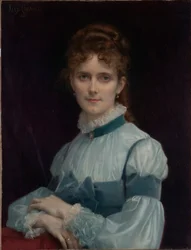 Portrett av Miss Fanny Clapp