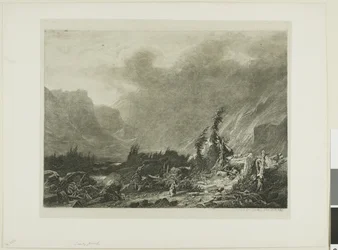 Alpint landskap
