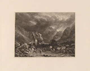 Storm i fjellene