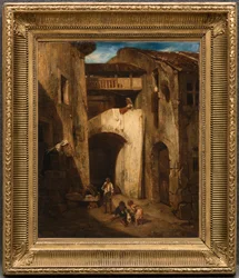 Italiensk gårdsplass