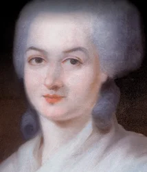 Portrett av Olympe de Gouges (pastell på lerret)
