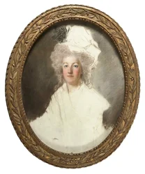 Portrett av dronning Marie Antoinette av Frankrike 1755-1793, 1791-1792.