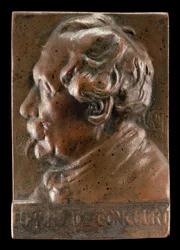 Edmond de Goncourt, 1822-1896, Writer and Critic, c. 1891.    1200408   no       norwegian Successfully Translated  Original: La sibylle de Cumes (Italie) prophetise la naissance du Christ. (The Cumean Sibyl prophesied the birth of Christ). Peinture de Gio