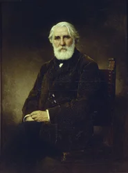 Portrett av forfatteren Ivan S. Turgenev 1818-1883, 1875