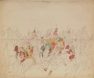 Maharaja Sher Singh fra Punjab og hans domstol, 1846