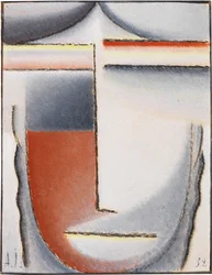 Vinterstemning Abstrakt hode, 1932.