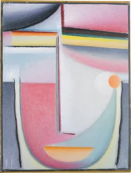 Abstrakt hode: Symfoni i rosa