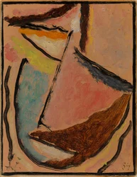 Meditasjon, lite abstrakt hode, 1934