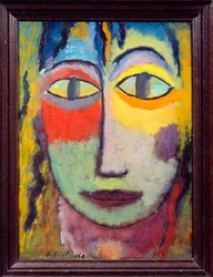 Manet. Maleri av russeren Alexei von Javlensky (Alexi von Jawlensky, Alexej von Javlenski) (1864-1941), 1900-tallet. Lyon, Musee des Beaux Arts.